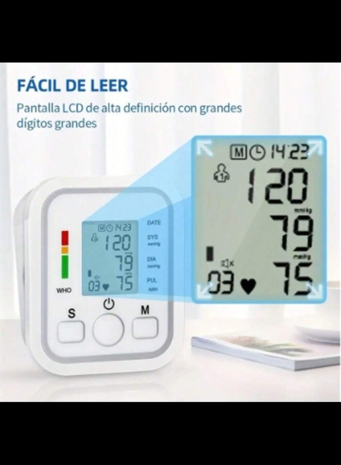 Radiotronics Blood Pressure Monitor Digital Wrist Blood Pressure Machine Automatic Cuff BP Detector 2x99 Readings Memory Large Display Voice With Carrying Case