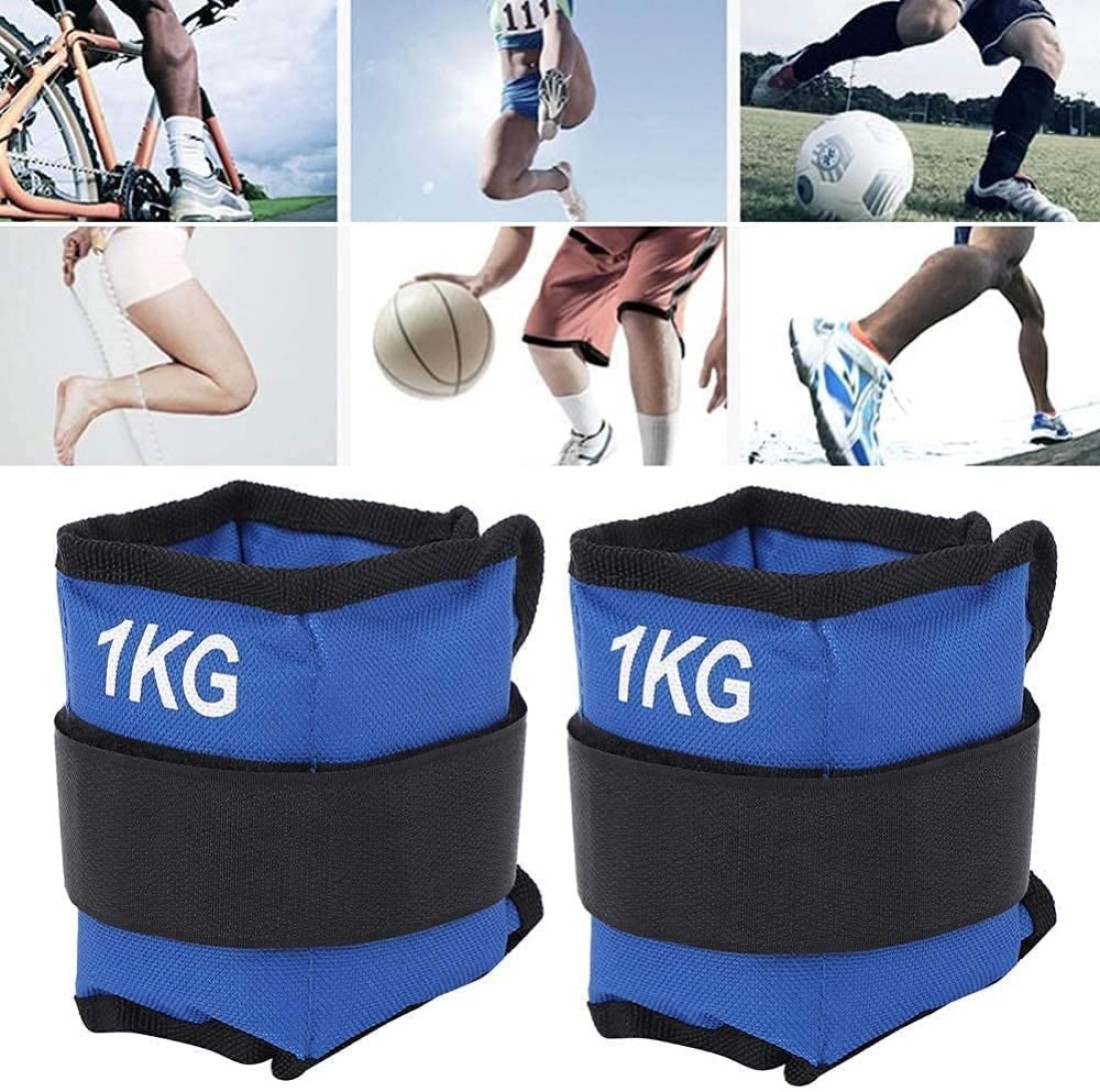 Ankle Weights Breathable for Fitness-1KG x 2