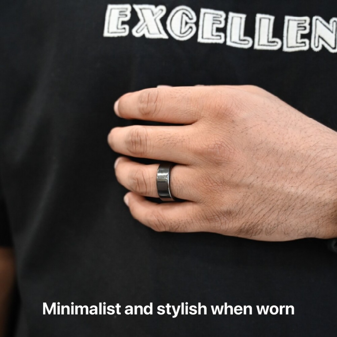 SEEKEN Gravity Ring Gen 1 Fitness Tracker Health Monitoring Touch Control Fashionable Stylish Smart Ring Premium Design.