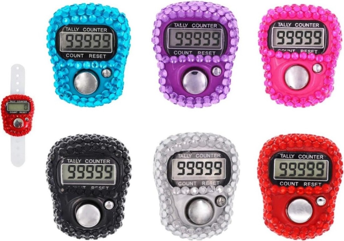 Islamic Tasbih Bead Portable Rotating Prayer Beads Digital Counter &ndash; Finger Misbaha for Dhikr, Mantra Jap, Hindu Mala, Islamic Prayer and Meditation,