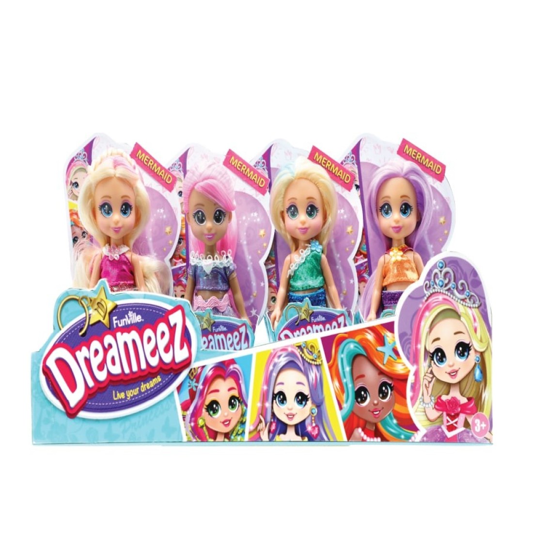 Dreameez Mini Mermaid Dolls
4 Asst