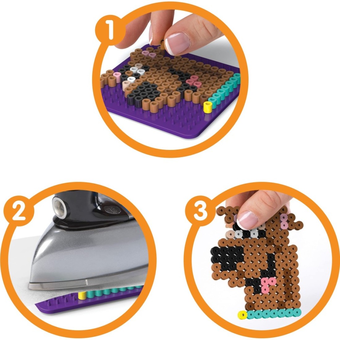 Perler ScoobyDoo Fuse Bead Activity Craft Kit with Pegboards and Ironing Paper Multicolor 5005 Piece