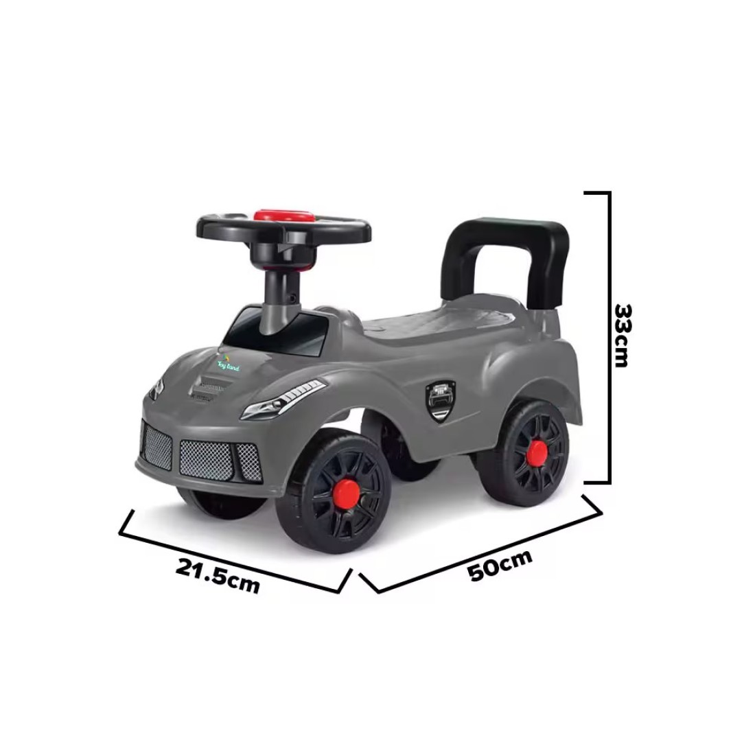 Toy Land Kids Foot to Floor Ride on Push Car for Toddlers with Saftey Backest