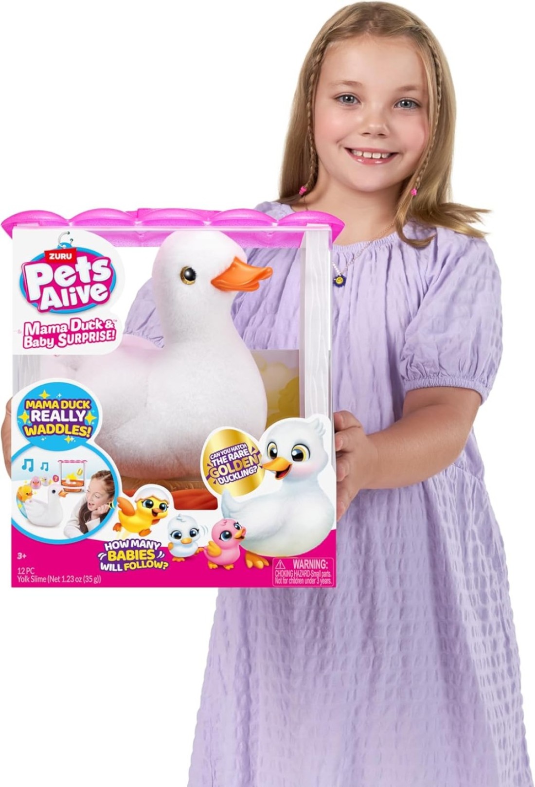 سلسلة مفاجآت Pets Alive Mama & Baby 1 Mama Duck
