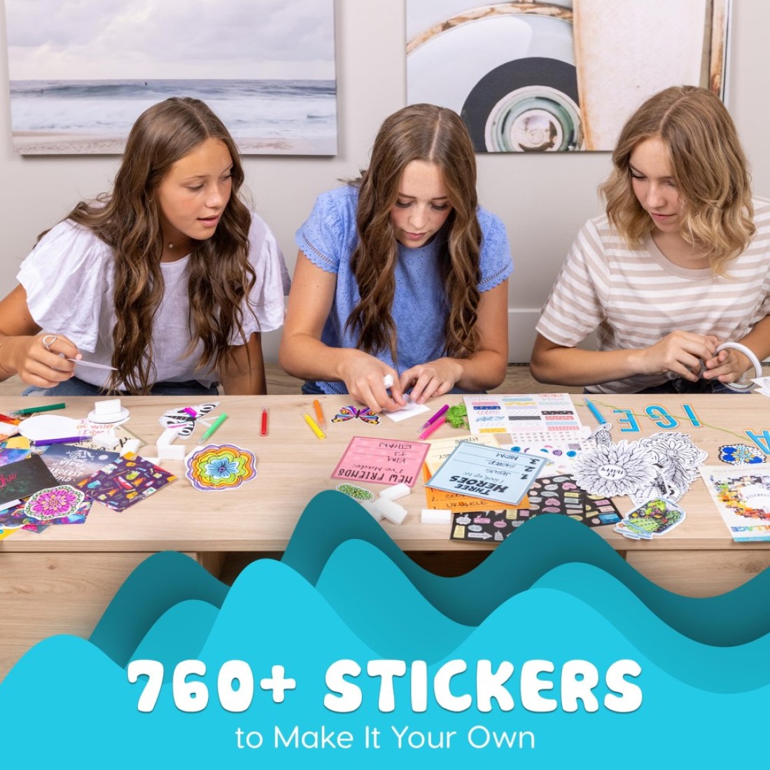 Hapinest DIY Wall Collage Kit for Teen Girls Picture Arts and Crafts Kit Tween Girl Room Decor Birthday Gifts Ages 10 11 12 13 14 16 Years Old and Up Cool Stuff for Bedroom Dorm Aesthetic Dcor