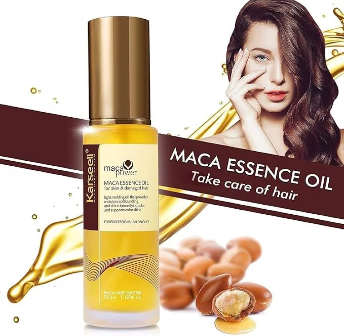 Argan Oil Karseell Pure Moroccan Oil Essential Oils Hair Serum Conditioner for Hair Skin and Nails Treatment Rich in Anti-Aging Vitamin E 50ml