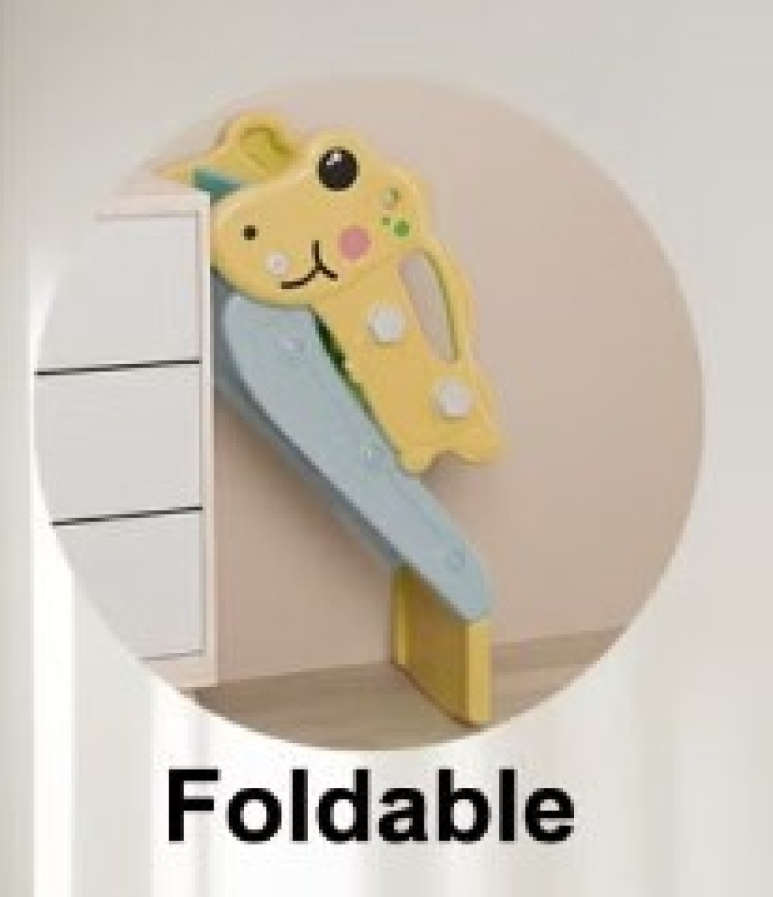 Fashion Kids Colorful Plastic Slide Dinosaur Animal Foldable Slide Toys For Baby