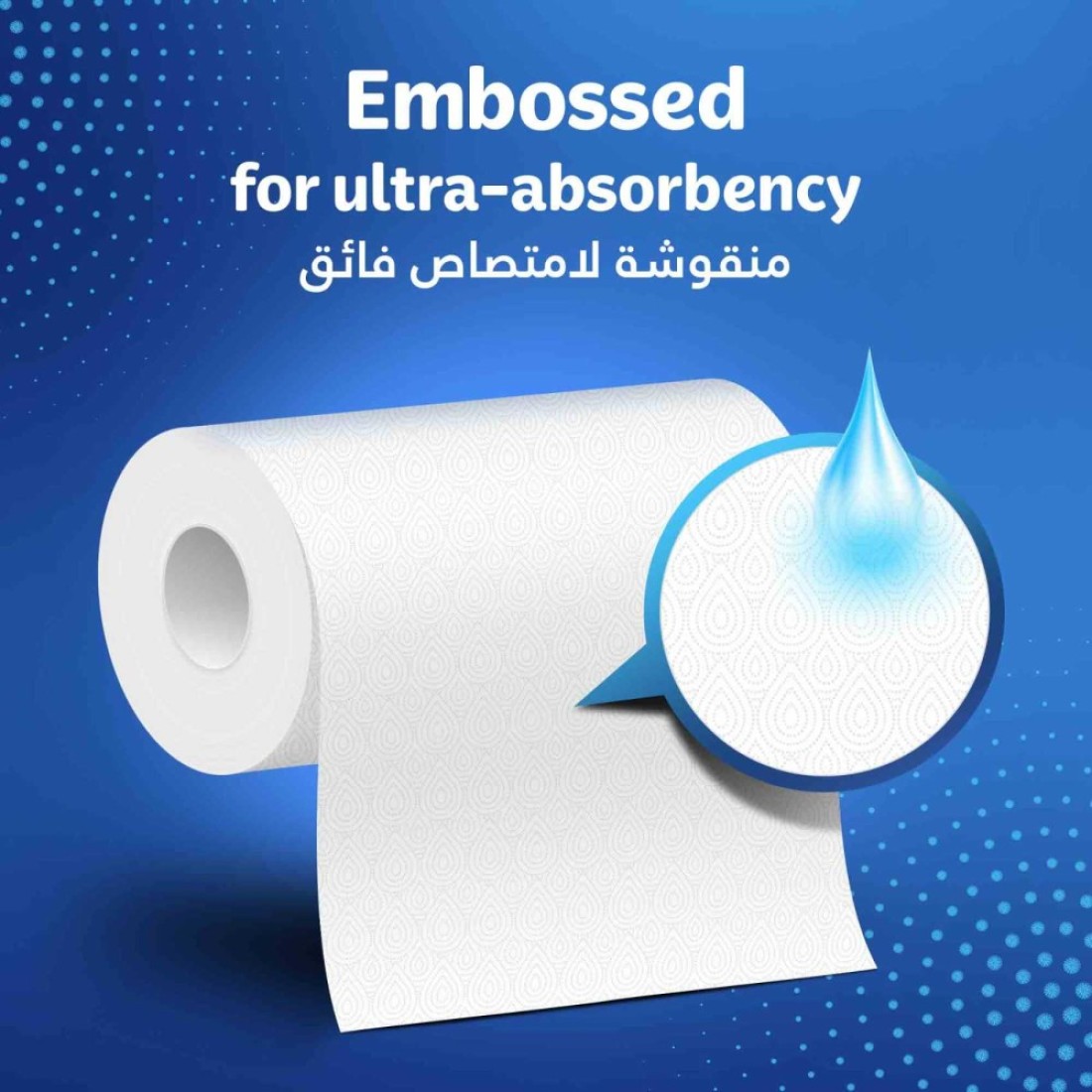 Kleenex Multi Purpose Kitchen Tissue Paper Towel 2 PLY 1 Roll x 90 Sheets Absorbent Towels for all Surfaces