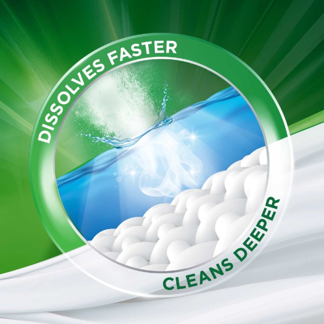 Ariel Core+ Fast Dissolving Washing Powder for Automatic Washing Machine Downy Floral Breeze 2.5kg Pack of 4