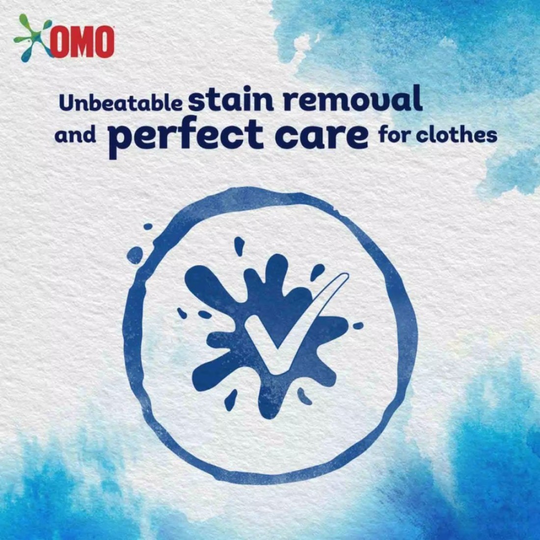 Omo Automatic Liquid Laundry Detergent For 100% Effective Stain Removal 1690ml Pack of 2