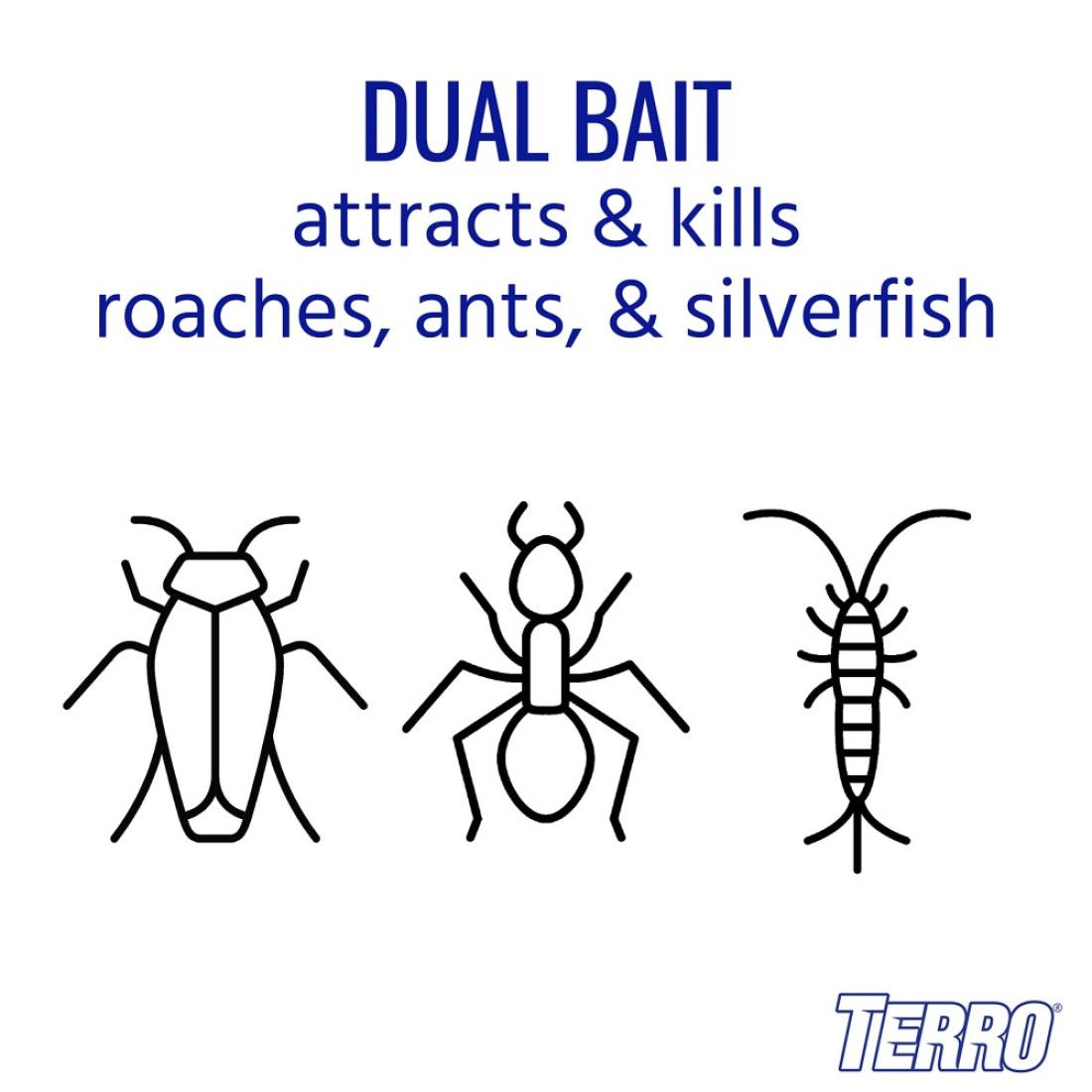 Terro T360 Ant and Roach Stations 1 PACK Ant Roach Baits Black