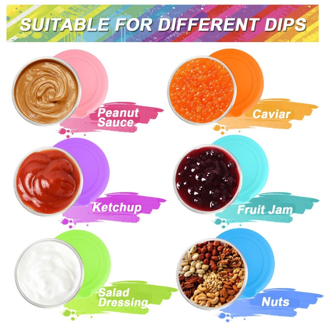 10PCS Food Storage Bags Silicone Leakproof Reusable Storage Bags Reusable Snack Bags Silicone for Home Food Storage Kids School LunchPicnic and Travel Salad Dressing Container