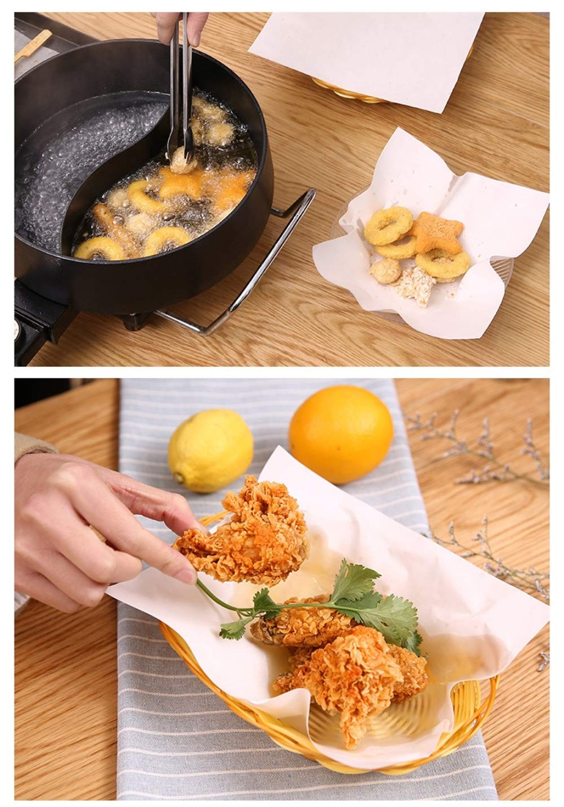 OilAbsorbing Paper For Fried Food and TempuraExtra Thick50 Sheet Pack197cm x 218cm
