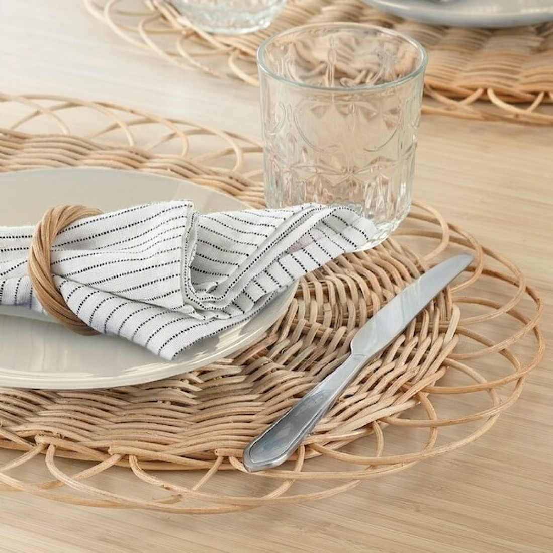 Napkin Ring Natural/Rattan Handmade