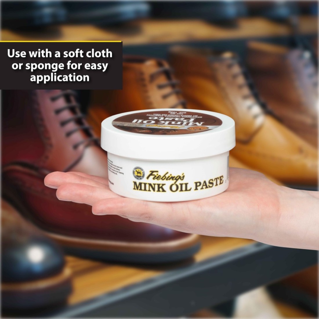 Fiebings Mink Oil for Leather Boots 6 oz Leather Cleaner Conditioner Waterproof Preserve Soften All Smooth Leathercraft Vinyl Prevents Salt Stains Use On Couch Shoe Purse Belt
