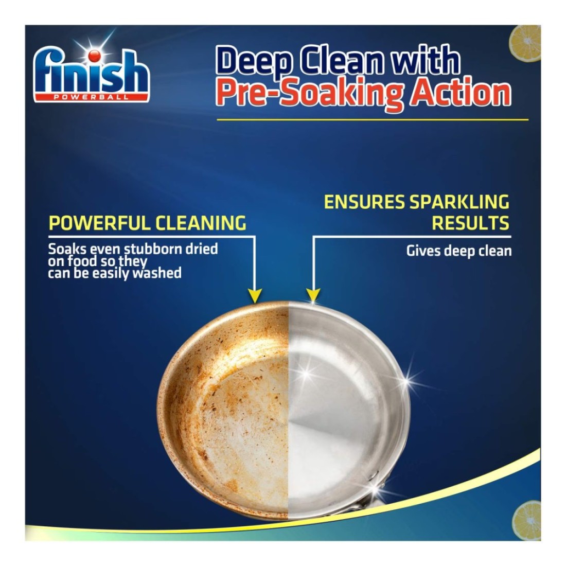 Finish Classic Lemon Dishwashing Powder 2.5kg