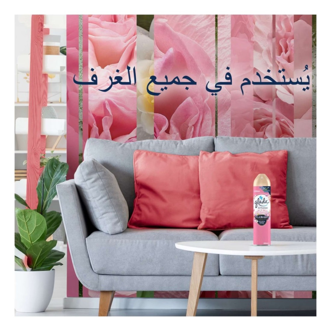 Glade Aerosol 2 Rose 1 Glade Aerosol Peony 300ml Pack of 3