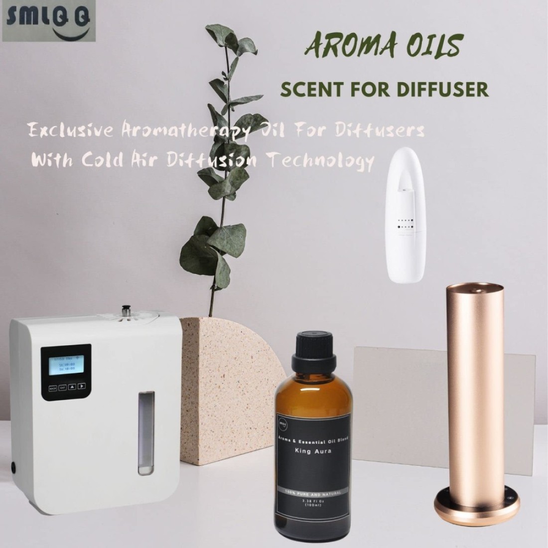Hotel Scents King Aura Aroma Oil Refill 100 ml Luxury Hotel Collection Diffuser Oil Scents for Scent Air Machine Home Luxury Scents for Diffuser 338 zo