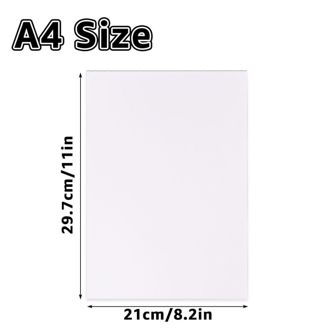 20 Pack A4 Foam Board (297x210mm), 5mm Thickness Polystyrene Sheet, White Foam Core Board, Foam Sheets for Crafts, Printing, Modelling, Display