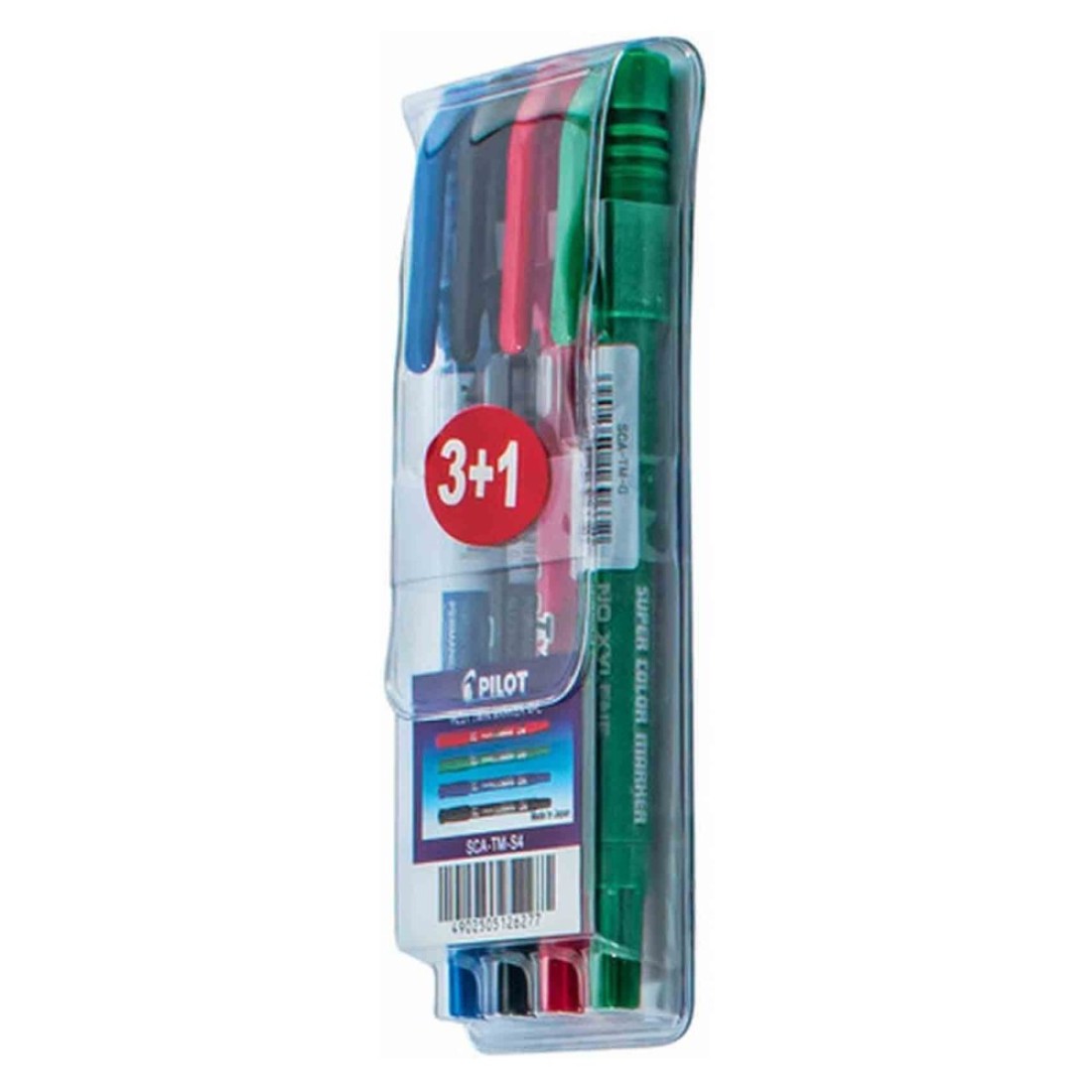 Pilot Twin Marker 4 PCS