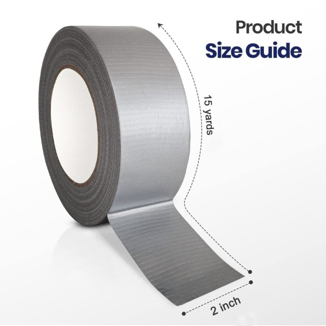 24 Rolls Duct Tape, 2 inches x 15 yards Strong Adhesive Silver Tape for Packing, Kitchen Home, Office, Indoor &amp; Outdoor Use