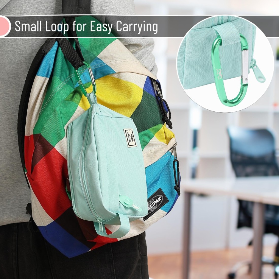 Mr Pen Large Capacity Pencil Case Mint Green Pencil Pouch Pencil Bag Pen Case Pen Pouch Pen Bag Pencil Pouches Pencil Bags Green Pencil Case School Pencil Case College Pencil Case