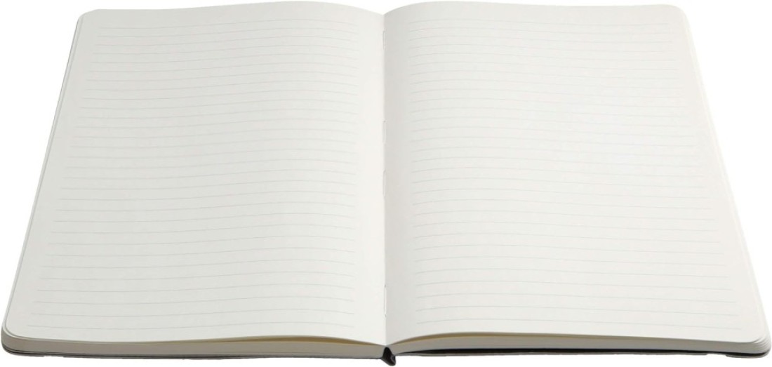 Collins Debden Clementine Grey A5 Slim Ruled Notebook - Flexible Notebook Journal with Soft Touch Leathergrain Cover, 210x126mm