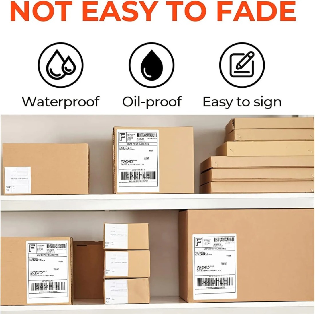 [2 Rolls, 700 Labels] 4&quot;x6&quot; Direct Thermal Shipping Label Compatible with Zebra Printers, Blank Shipping Labels for Amazon FBA,UPS, USPS, Fedex, DHL, Endicia, eBay (2 Roll - 700 Labels)