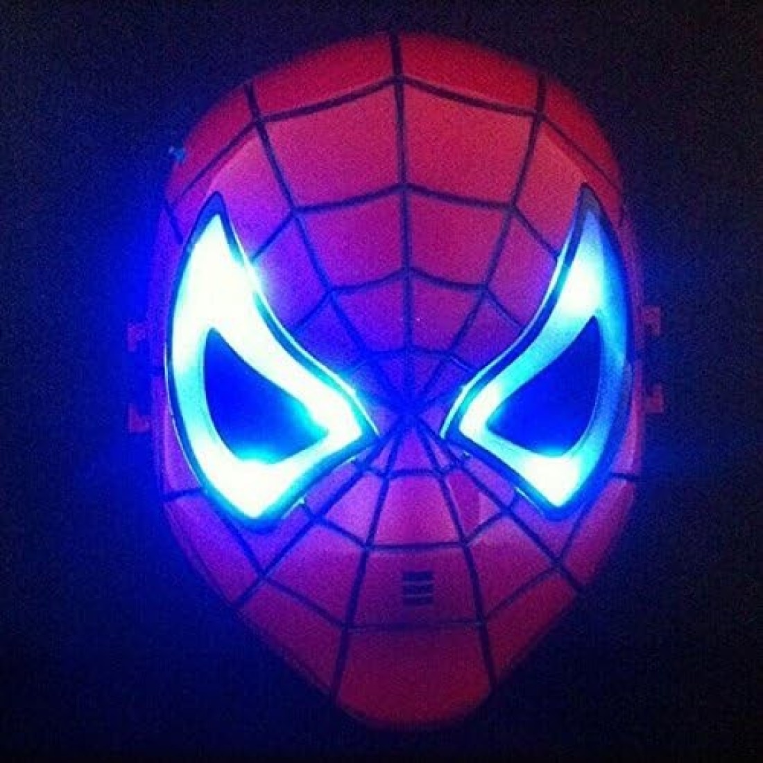 LED Glowing Superhero Halloween Light Spider Man Mask Children&#39;s Cartoon Mask Spider-man Toy Glow with Lamp Spiderman Mask