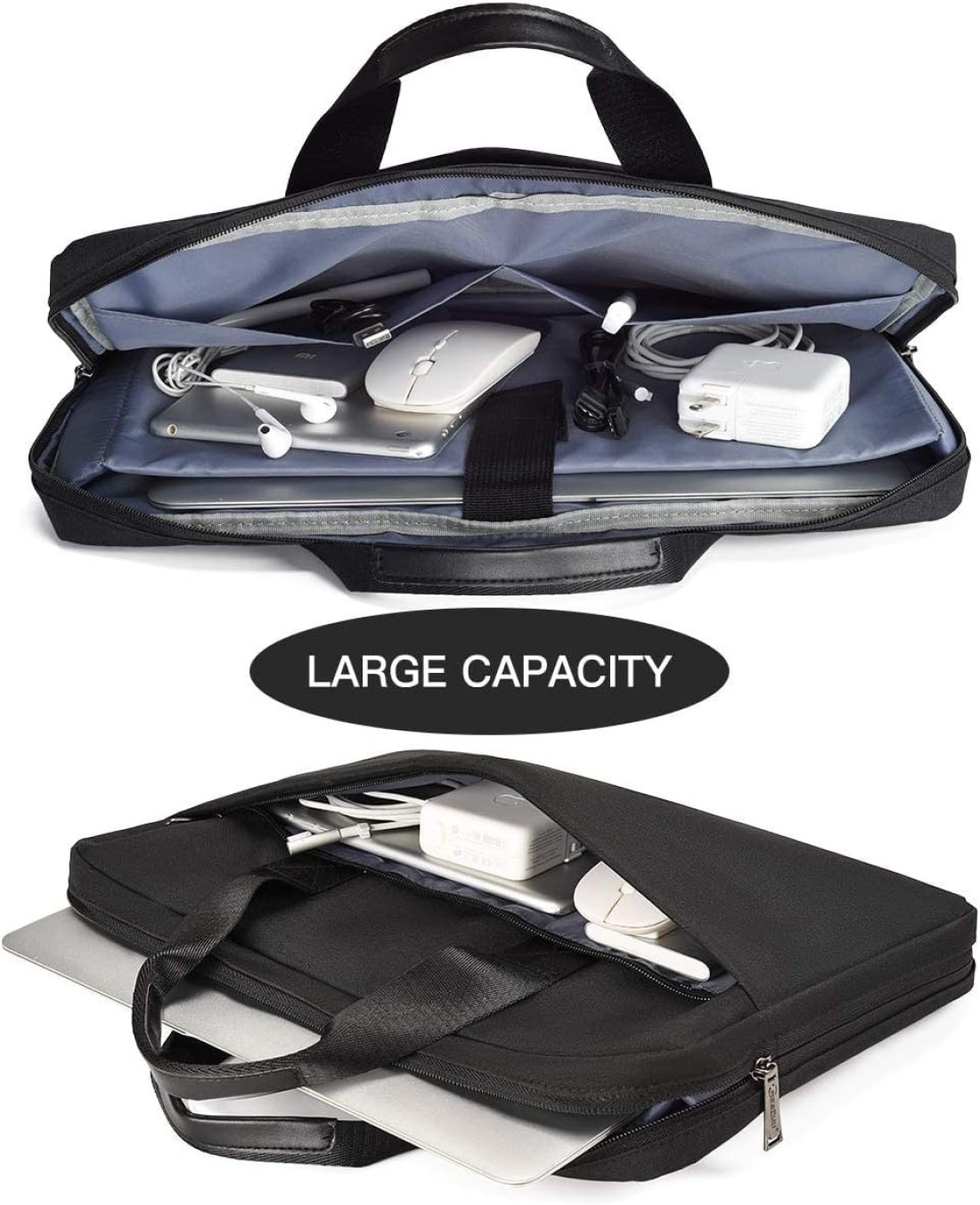 Laptop Bag with Organizer Travel Briefcase Laptop Cover Sleeve Case