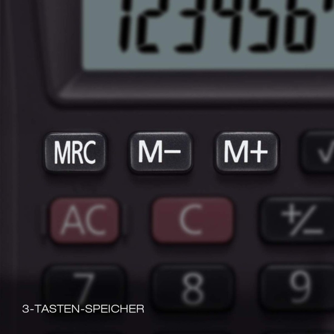 Casio HL-4A Pocket Calculator Anthracite Display 8 digits