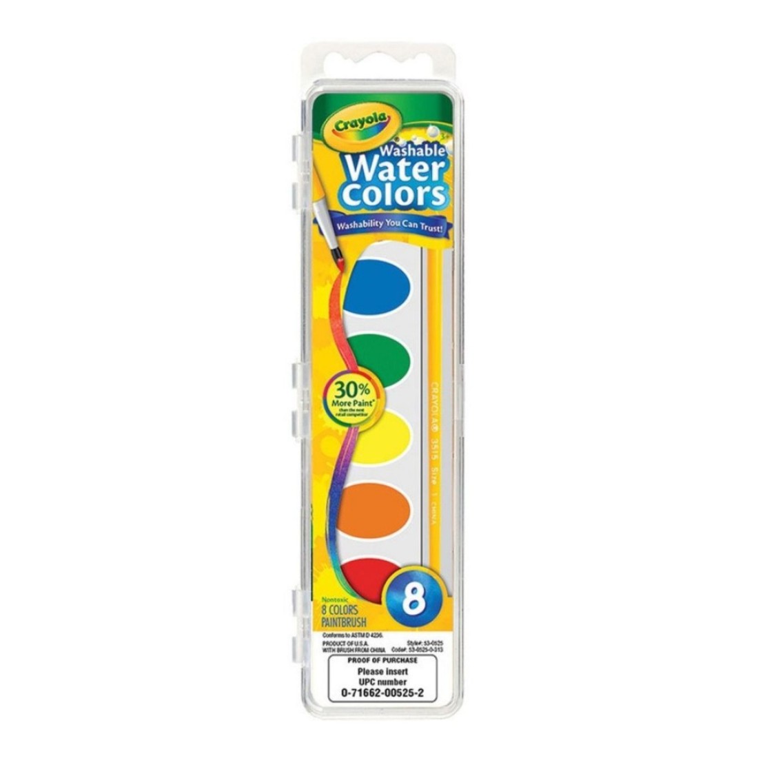 Crayola Watercolours Paints Pan 16 PCS