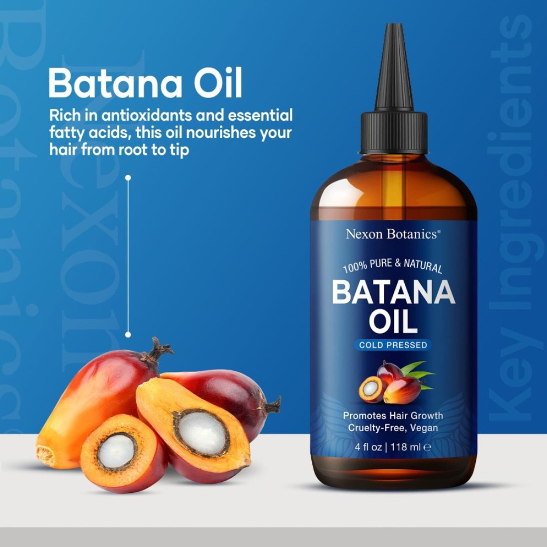 Raw Batana Oil for Hair Growth 4 fl oz 100 Pure Natural Cold Pressed Dr Sebi Oil Batana for Skin Face Lashes Aceite de Batana