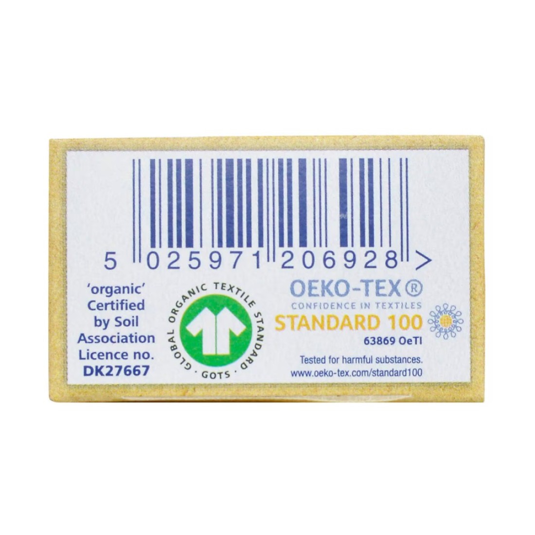 Lil-Lets Organic Non-Applicator Regular White 16 Tampons