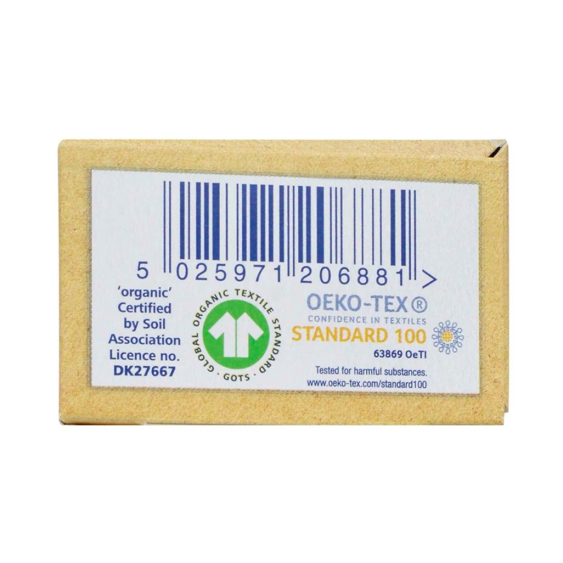 Lil-Lets Organic Non-Applicator Super Plus White 16 Tampons