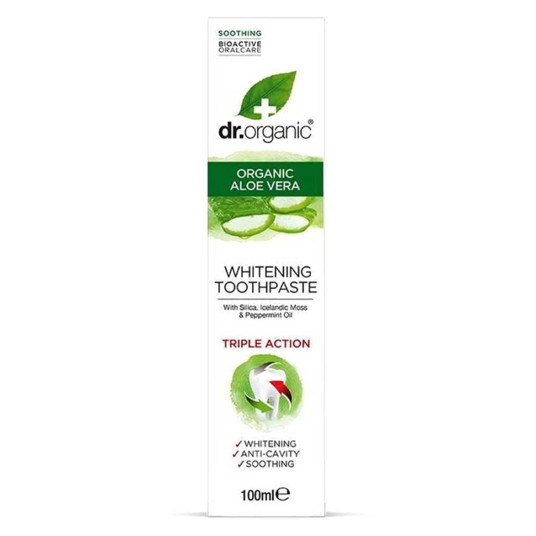 Dr. Organic Aloe Vera Toothpaste White 100ml