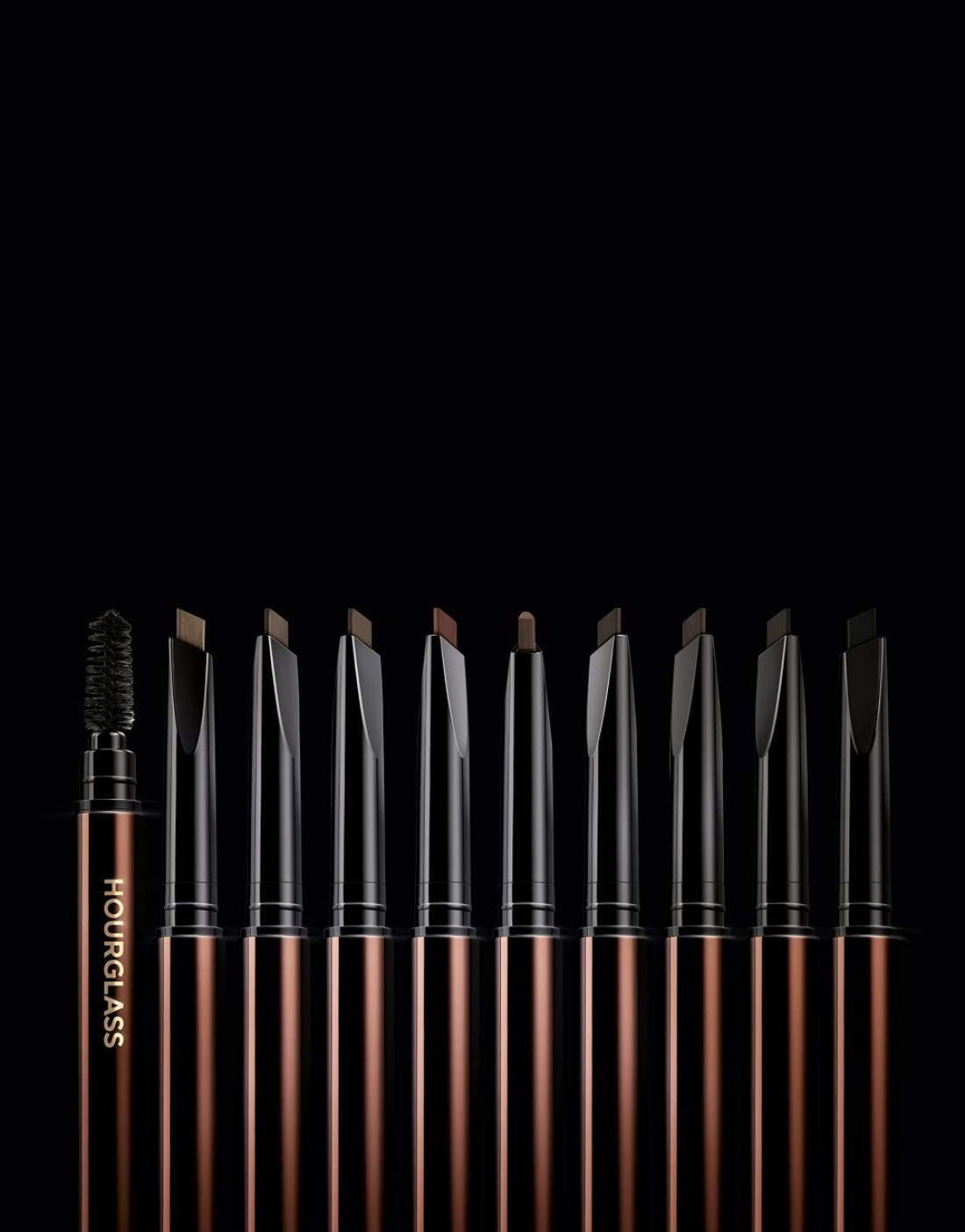 Hourglass Arch Brow Sculpting Pencil Soft Brunette Shade Mechanical Eyebrow Pencil for Shaping and Filling CrueltyFree and Vegan