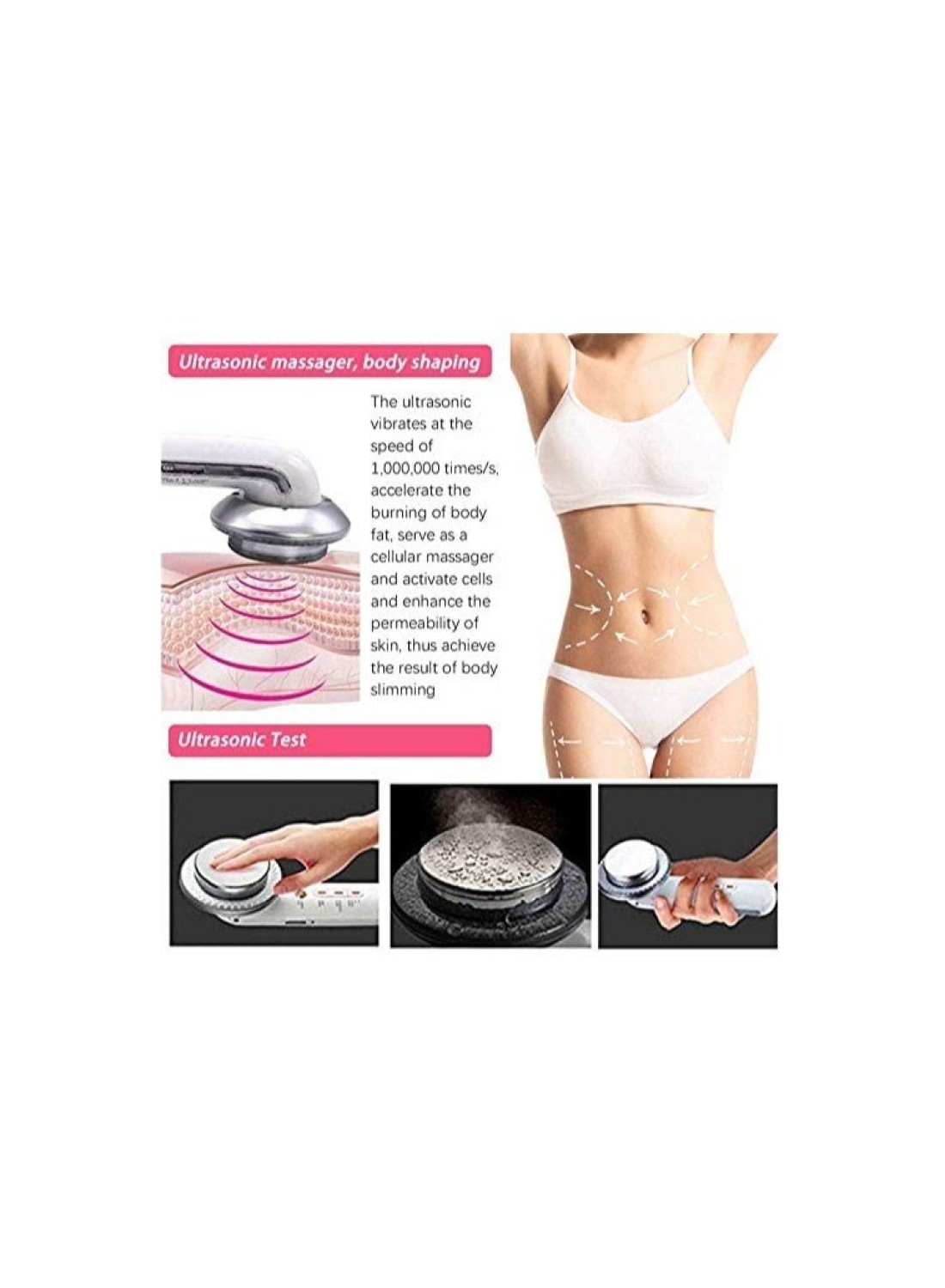 Slimming Massager E M S 5 in 1 Skin Tightening Beauty Device Mesotherapy R F Radio Frequency Facial Beauty and Mini Facial Spray Ultrasonic Skin Scrubber Infrared