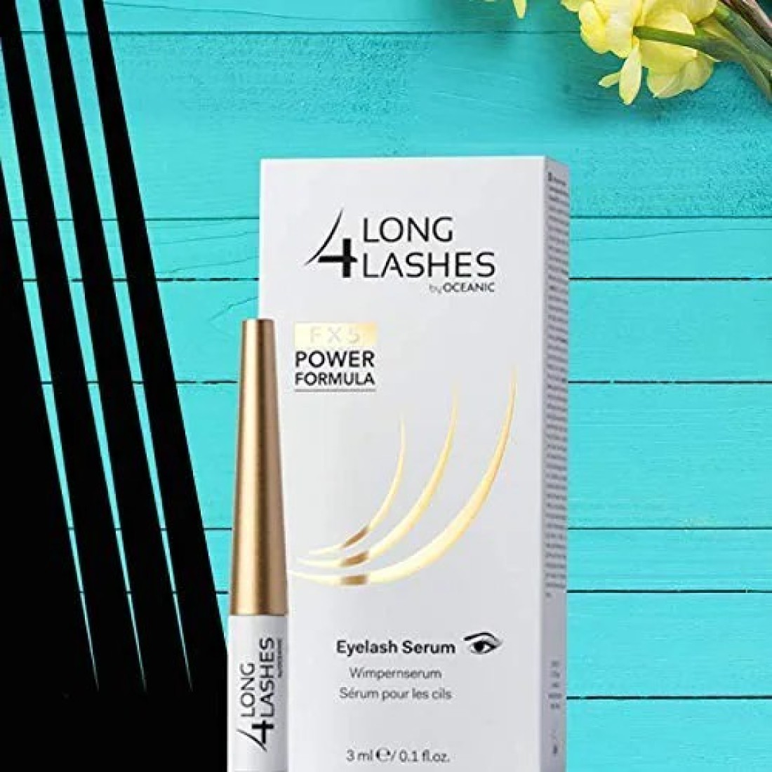 Long 4 Lashes by Oceanic Eyelash Enhancing Serum 3 ml Pack of 1