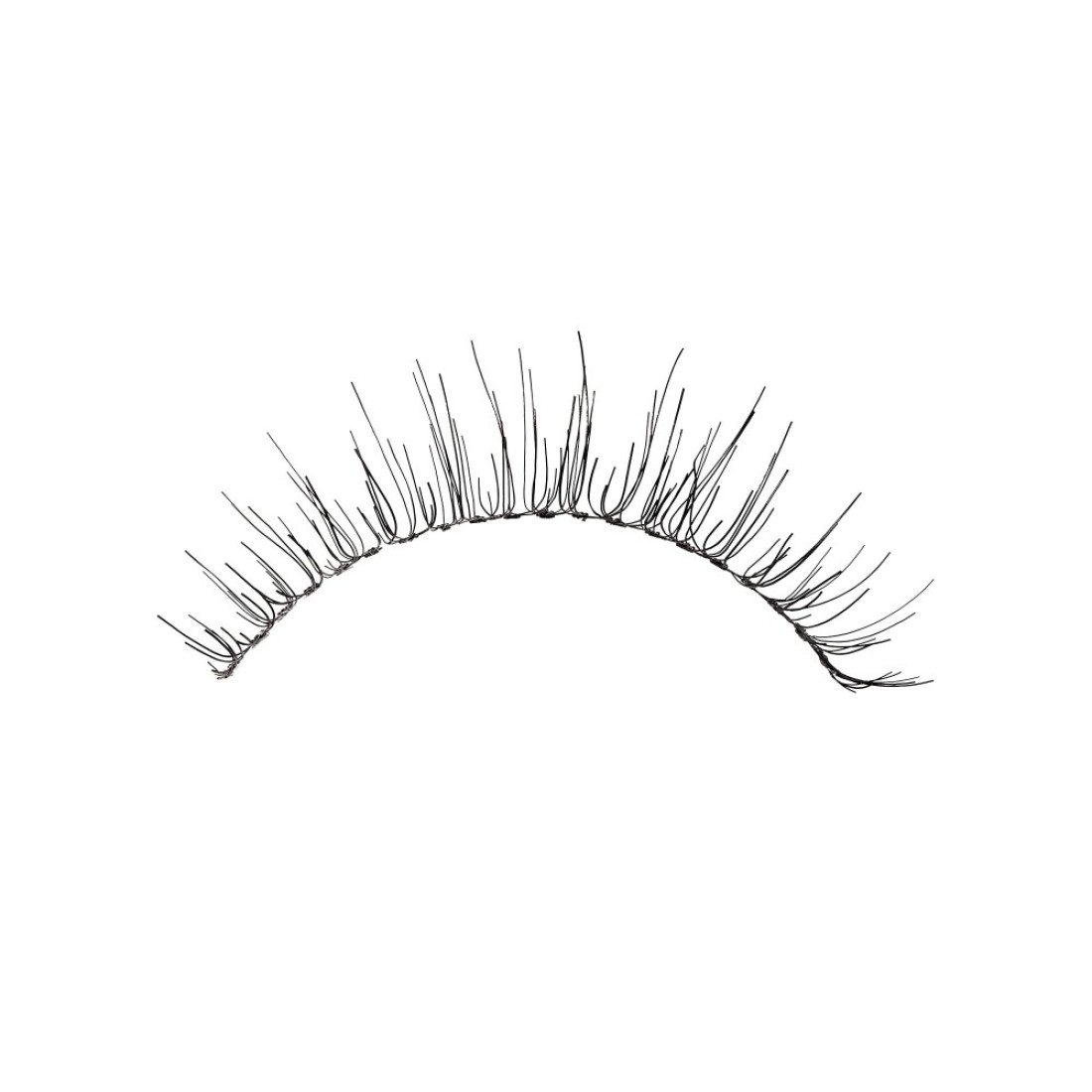KISS Ever EZ Lashes Double Pack No 03 Reusable Natural Eyelash Starter Kit Includes EasyAngle Applicator and 2 Pairs Human Hair False Eyelashes Black