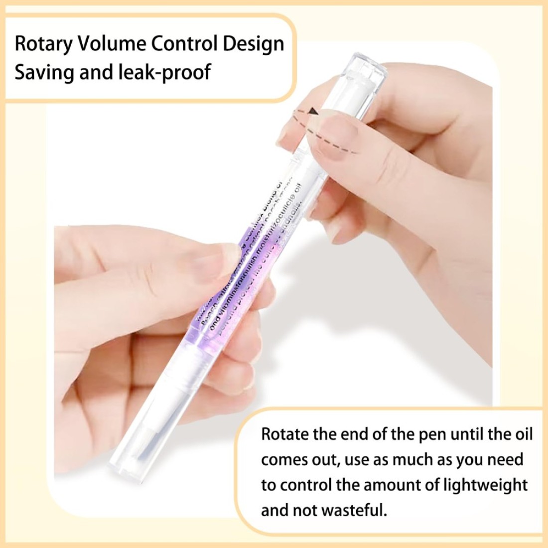 Cuticle Oil Pen Sweet Almond Nail Growth Serum and Repair Treatment Hydrating Oil for Dry Cuticles and Skin Cuticle Buddy Revitalize Nails with Radiant Nail Growth Oil (6pcs pens)