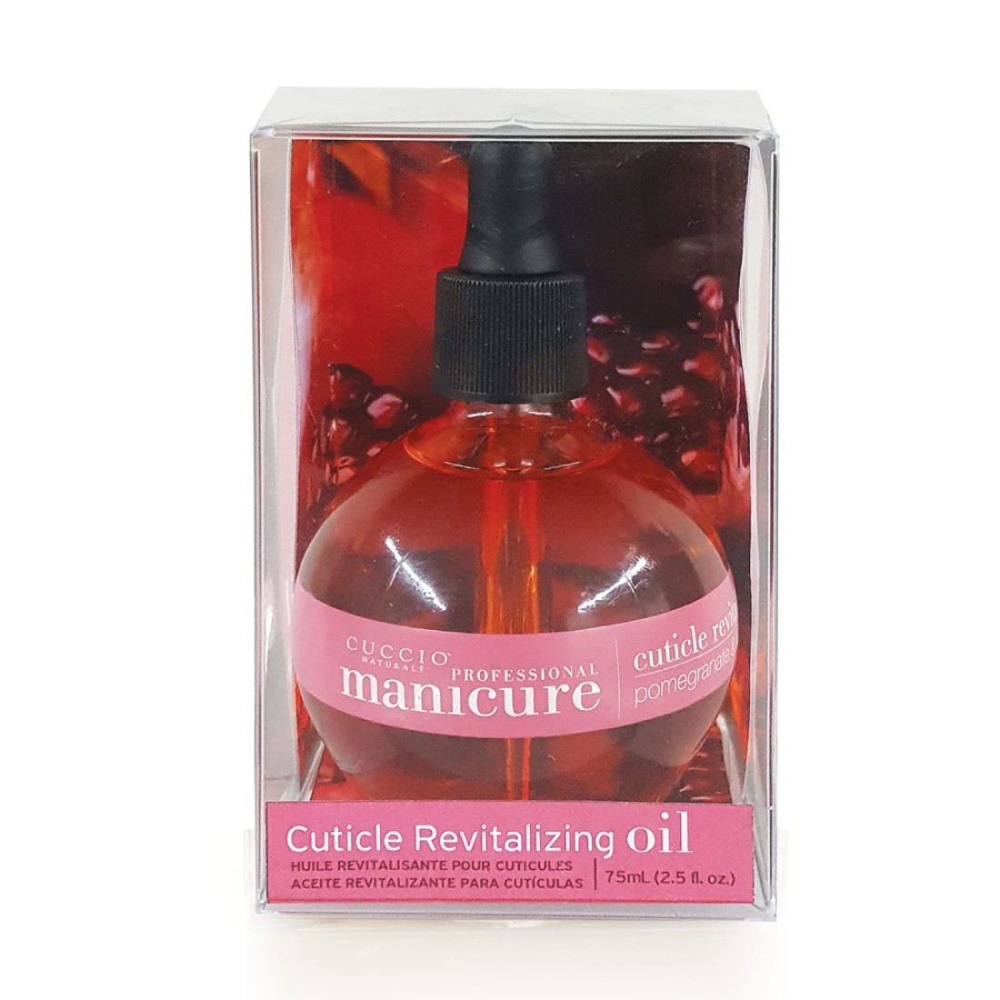 Cuccio Naturale Revitalizing Cuticle Hydrating Oil For Repaired Cuticles Overnight Remedy For Damaged Skin And Thin Nails Paraben CrueltyFree Formula Pomegranate And Fig 25 Oz