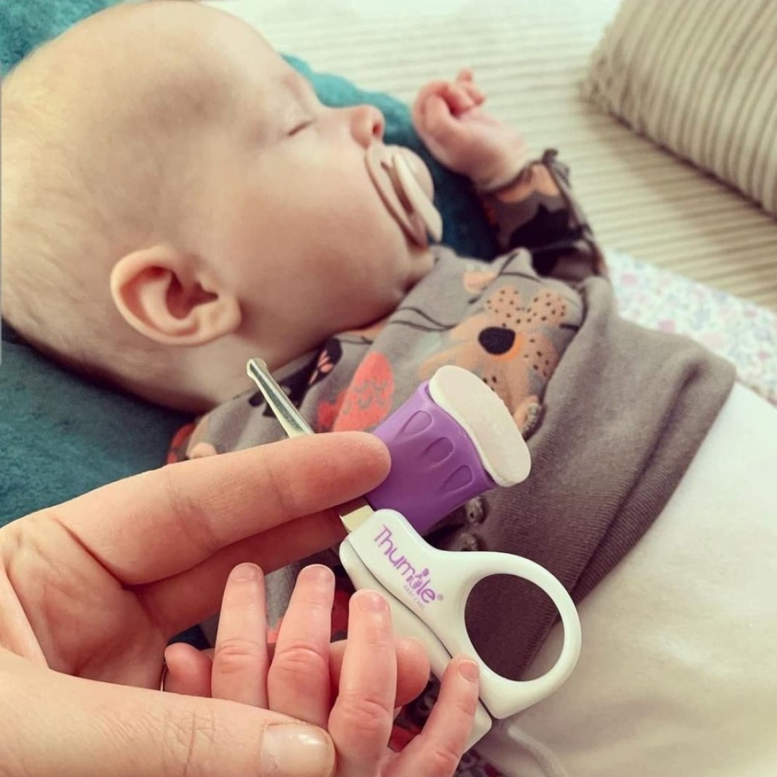 Baby Nails Baby Scissors White