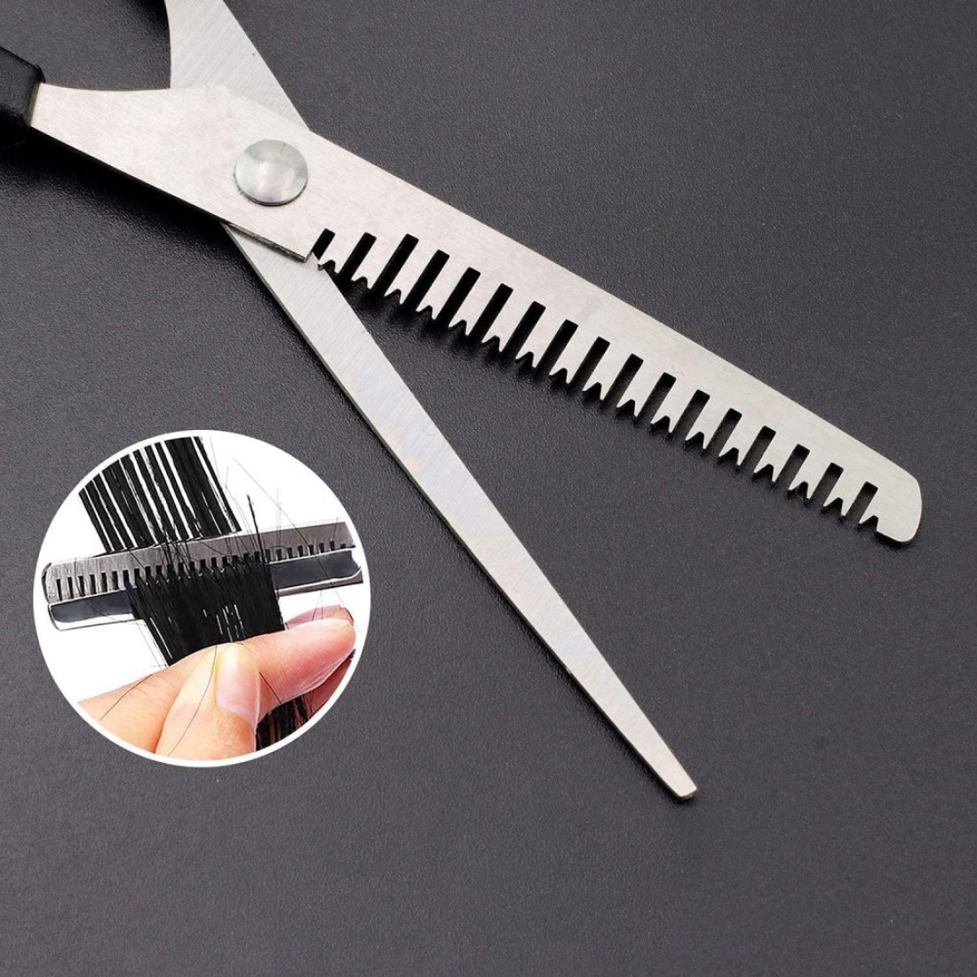 Professional Hair Scissors Suit Barber Scissors Stainless Steel Tail Comb Hair Styling Tool Cloak Comb Haircut