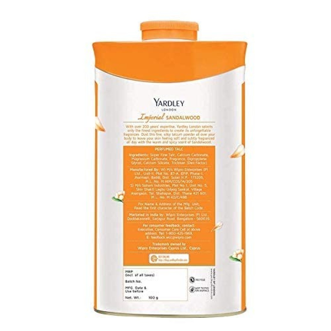 Yardley LondonPerfumed Talc Sandalwood 100g