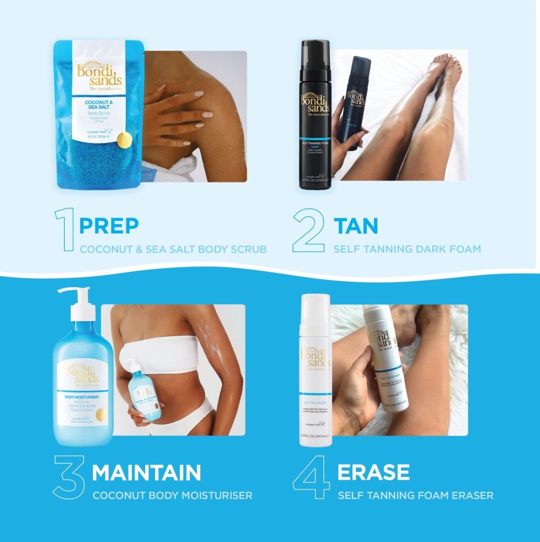 Bondi Sands SelfTanning Back Applicator EasytoUse Device Promotes Healthy Glowing StreakFree Tan Includes 1 Applicator and Spare Pads
