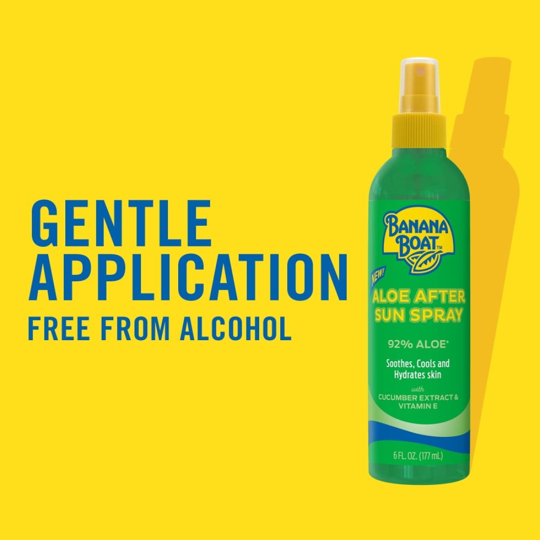 Banana BoatAloe After Sun Spray 6oz Aloe Vera Spray with Cucumber Extract and Vitamin E After Sun Care After Sun Aloe Aloe Spray for Sunburn Relief 6oz