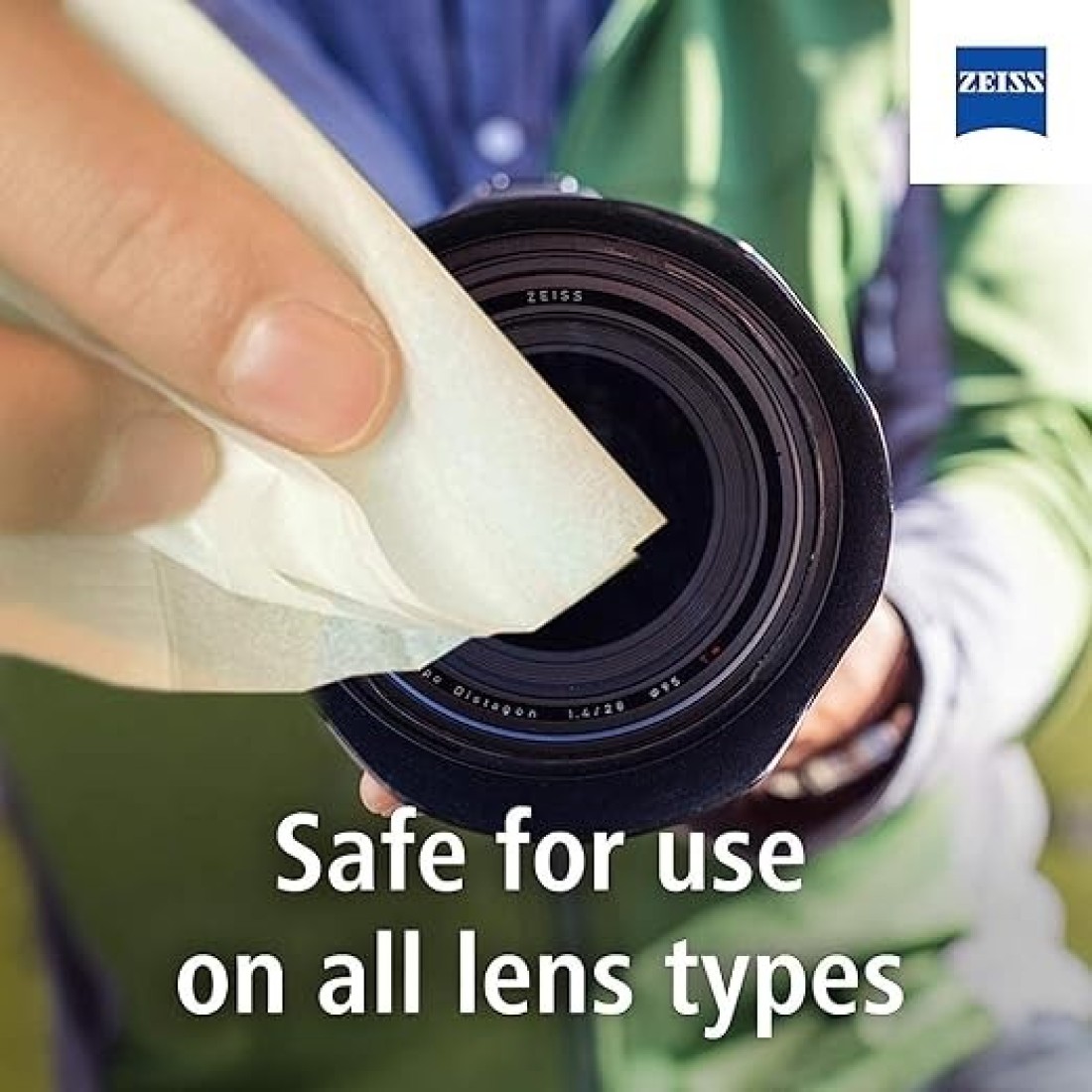 Zeiss Lens Wipes - Pack of 200, White, 200 Count (Pack of 1)