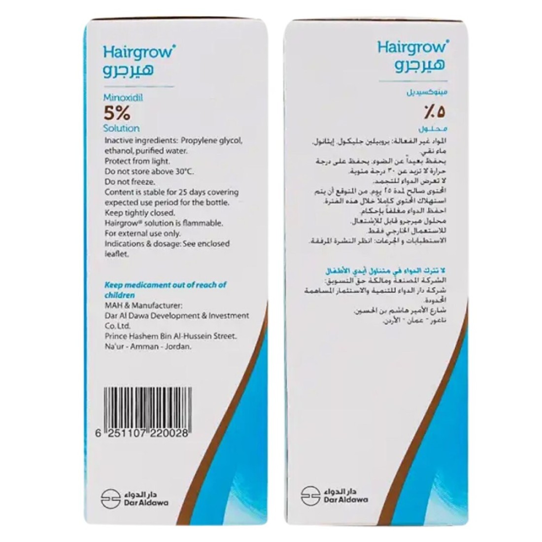 Hairgrow 5% Minoxidil 50 ML Fight Hair Loss and Boost Regrowth (Pack of 6)
