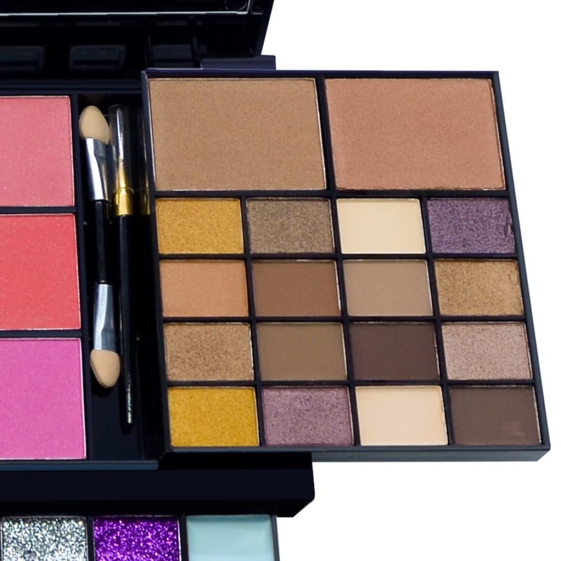 All in One Makeup Kit for Women Full Kit 74 Colors Professional Makeup Gift Set Include 36 Eyeshadow 16 Lip Gloss 12 Glitter Cream 4 Concealer 3 Blusher 2 Highlight and Contour 1 Bronzer